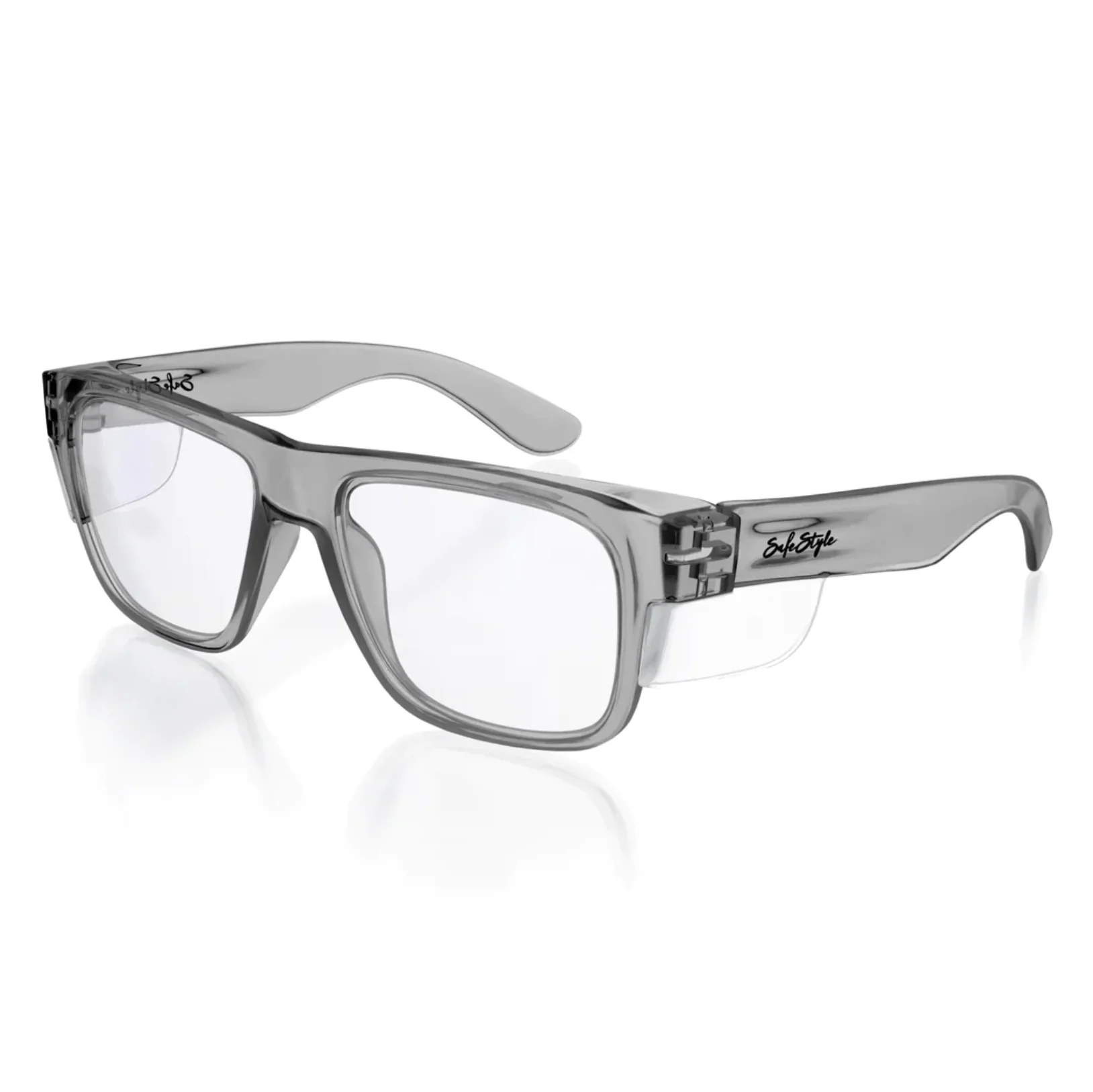 SafeStyle Fusions Graphite Frame Clear Lens