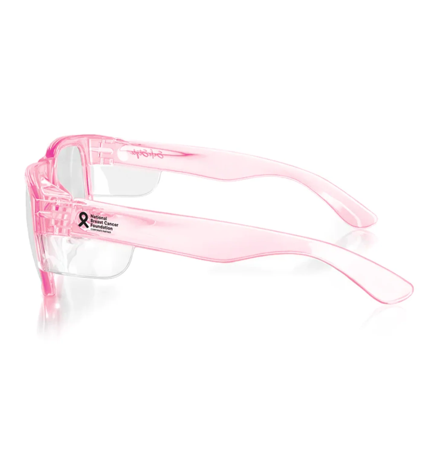 SafeStyle Fusions Pink Frame Clear Lens - Image 2