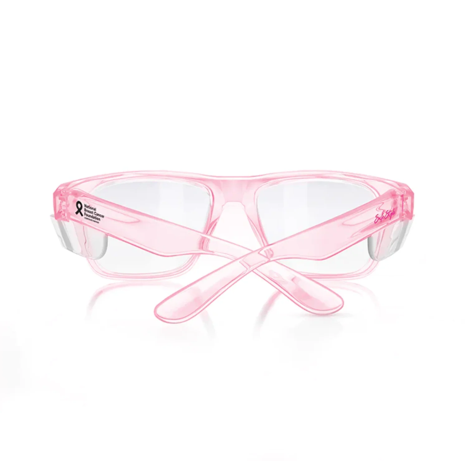 SafeStyle Fusions Pink Frame Clear Lens - Image 3