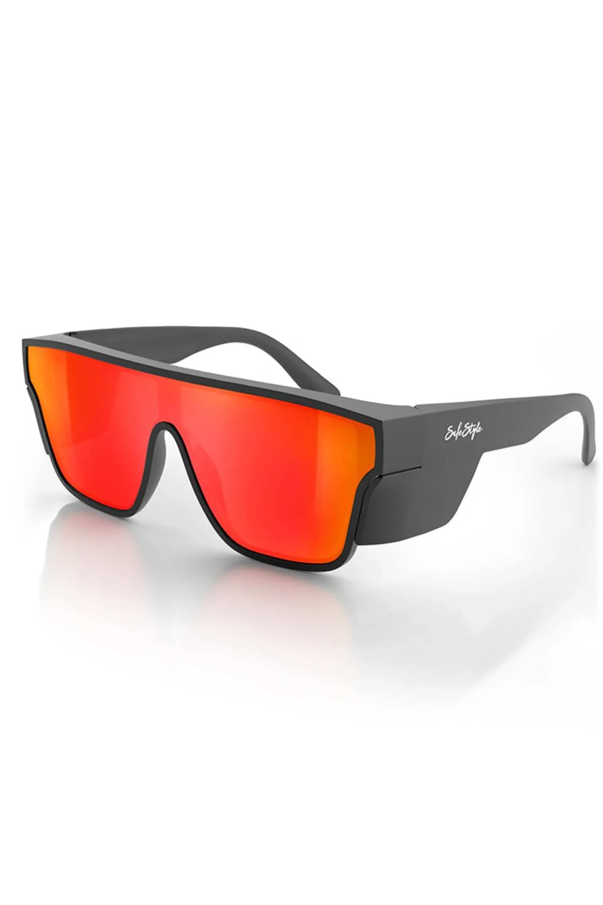 SafeStyle Primes Matte Black Frame Reflectors Red Lens