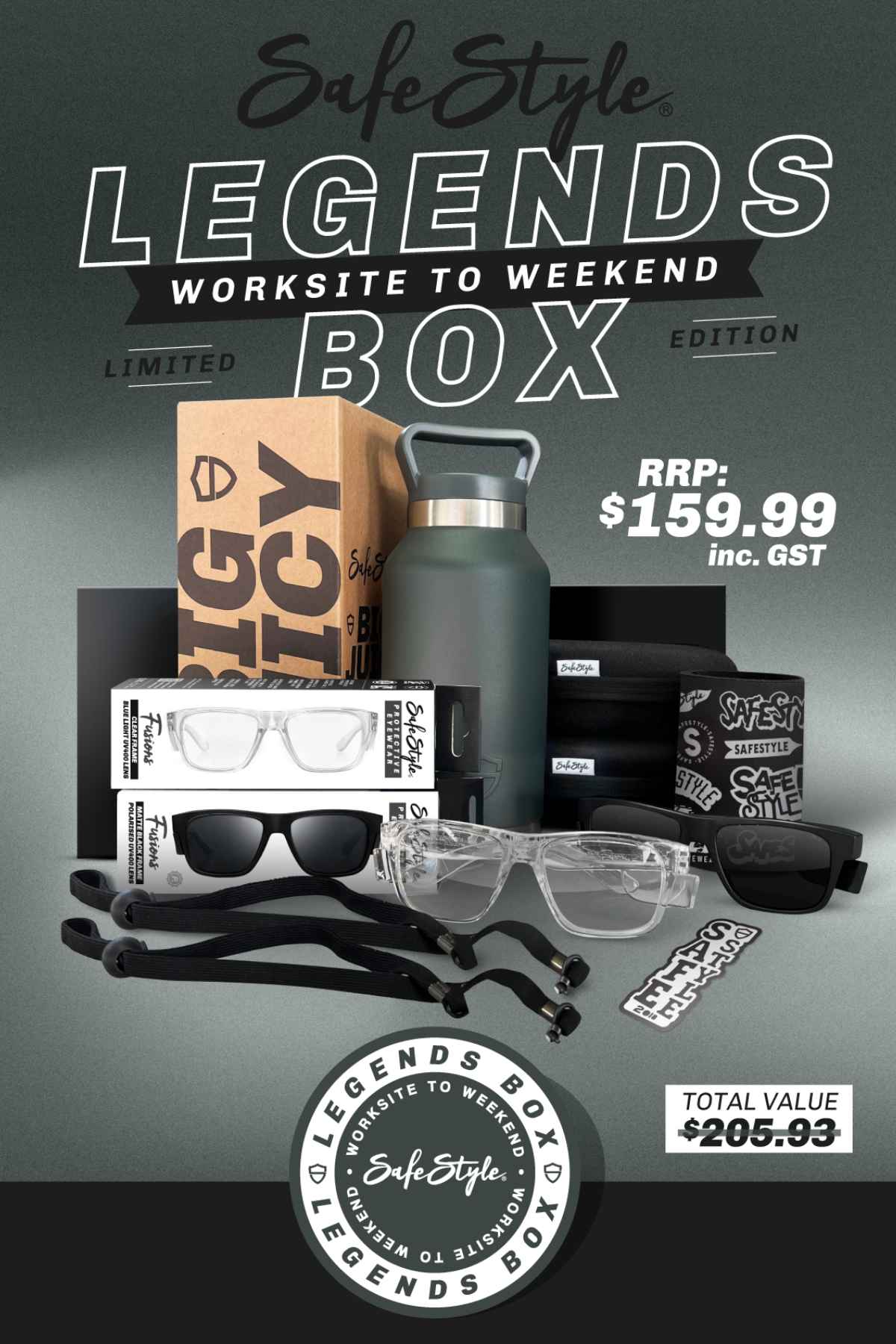 Safestyle Worksite to Weekend Legends Box