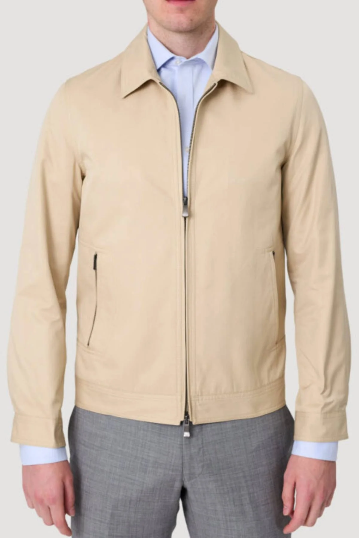 Savile Row James Zip Front Jacket - Image 3