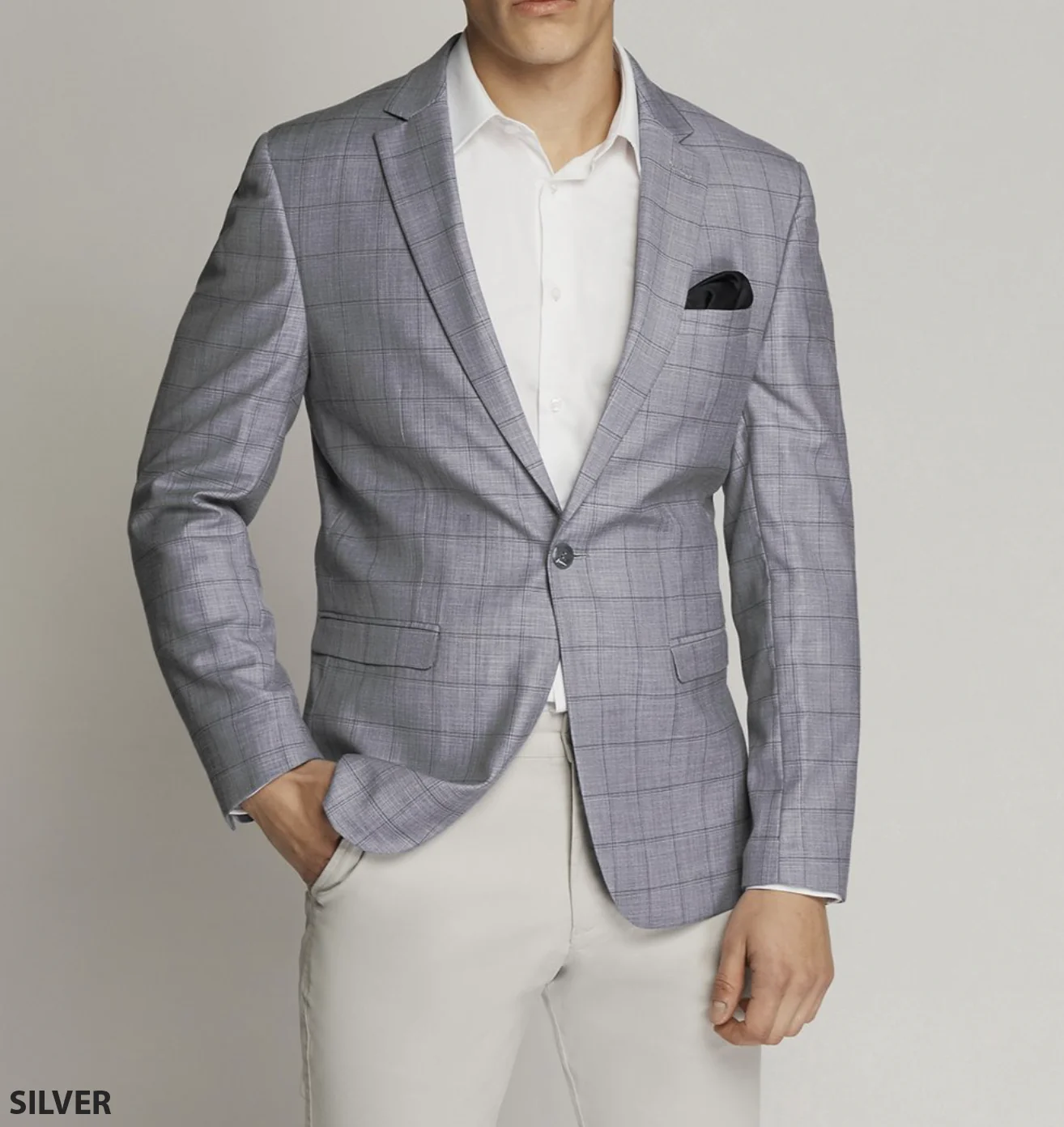 Scuzzatti Check Slim Fit Sports Jacket - Image 2