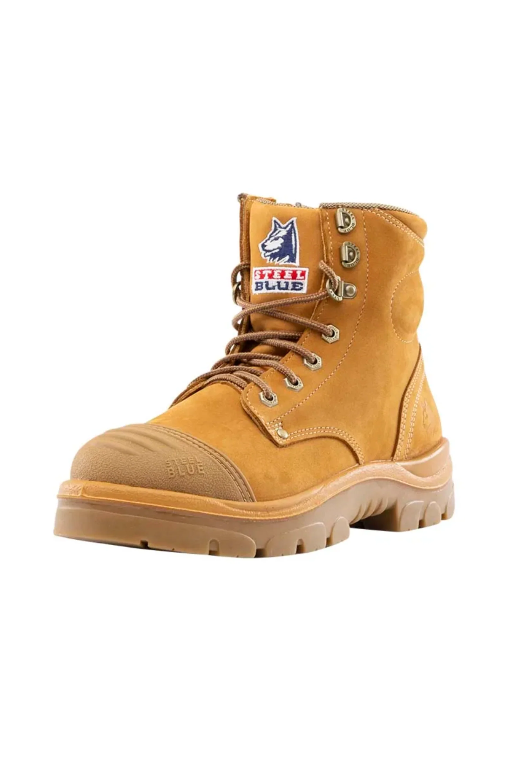 Steel Blue Argyle Zip Scuff Cap Boot - Image 3
