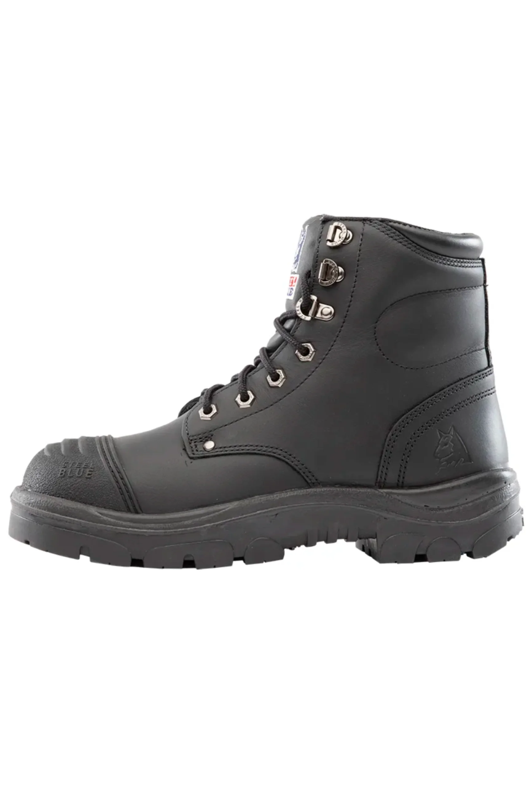Steel Blue Argyle Zip Scuff Cap Boot - Image 4