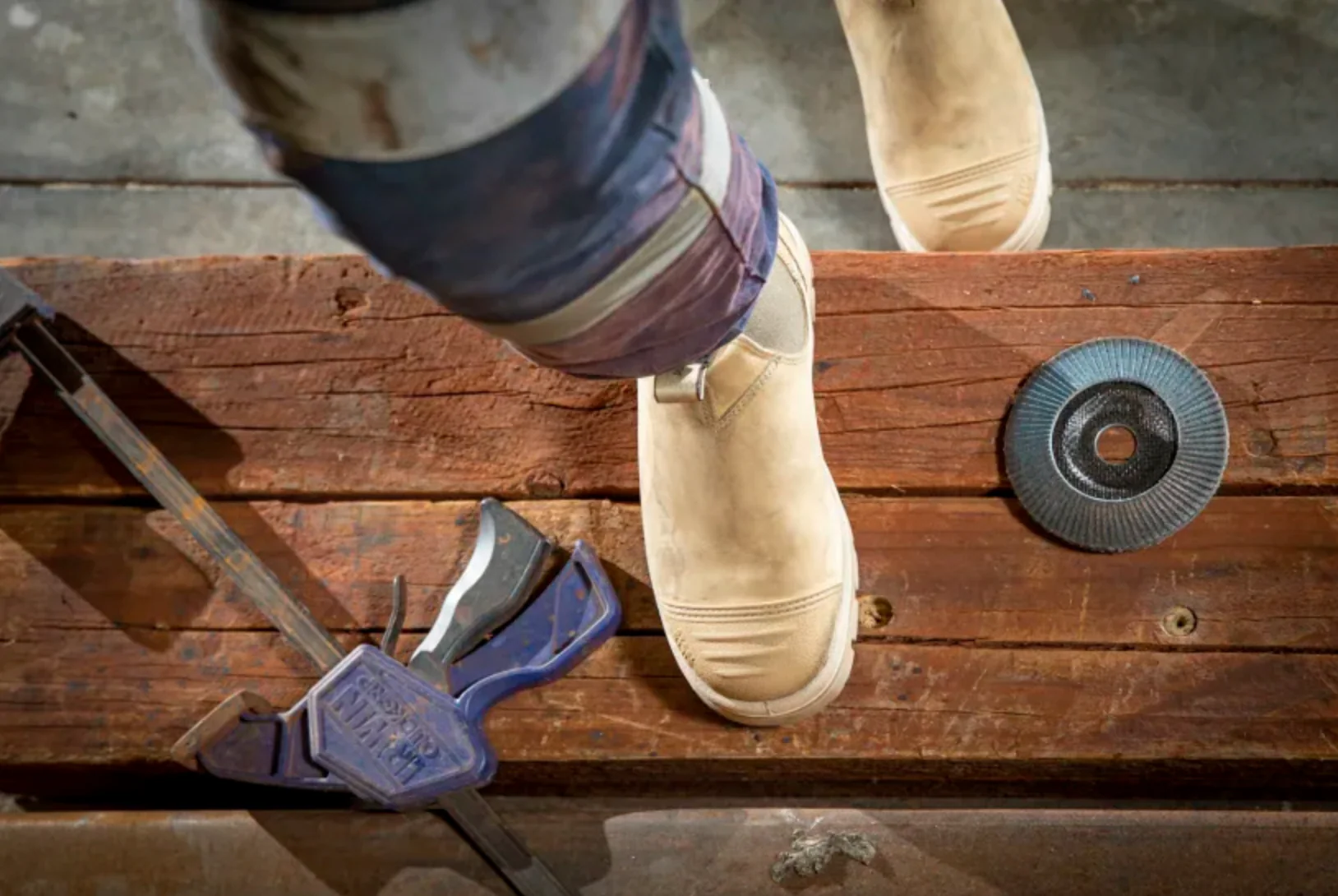 Steel Blue Hobart Scuff Cap Elastic Sided Safety Boot - Image 9
