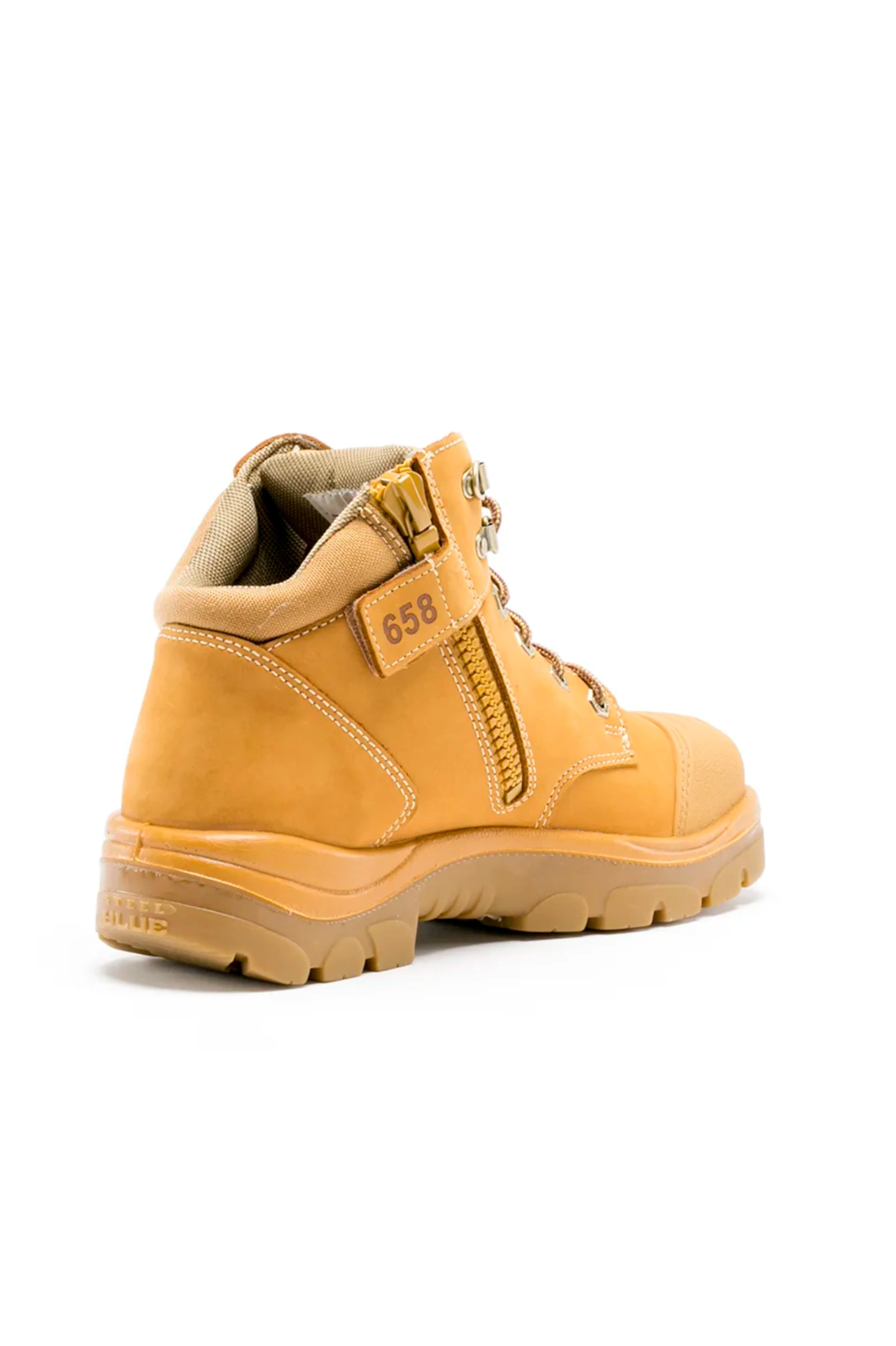 Steel Blue Parkes Zip Scuff Cap Boot - Image 7