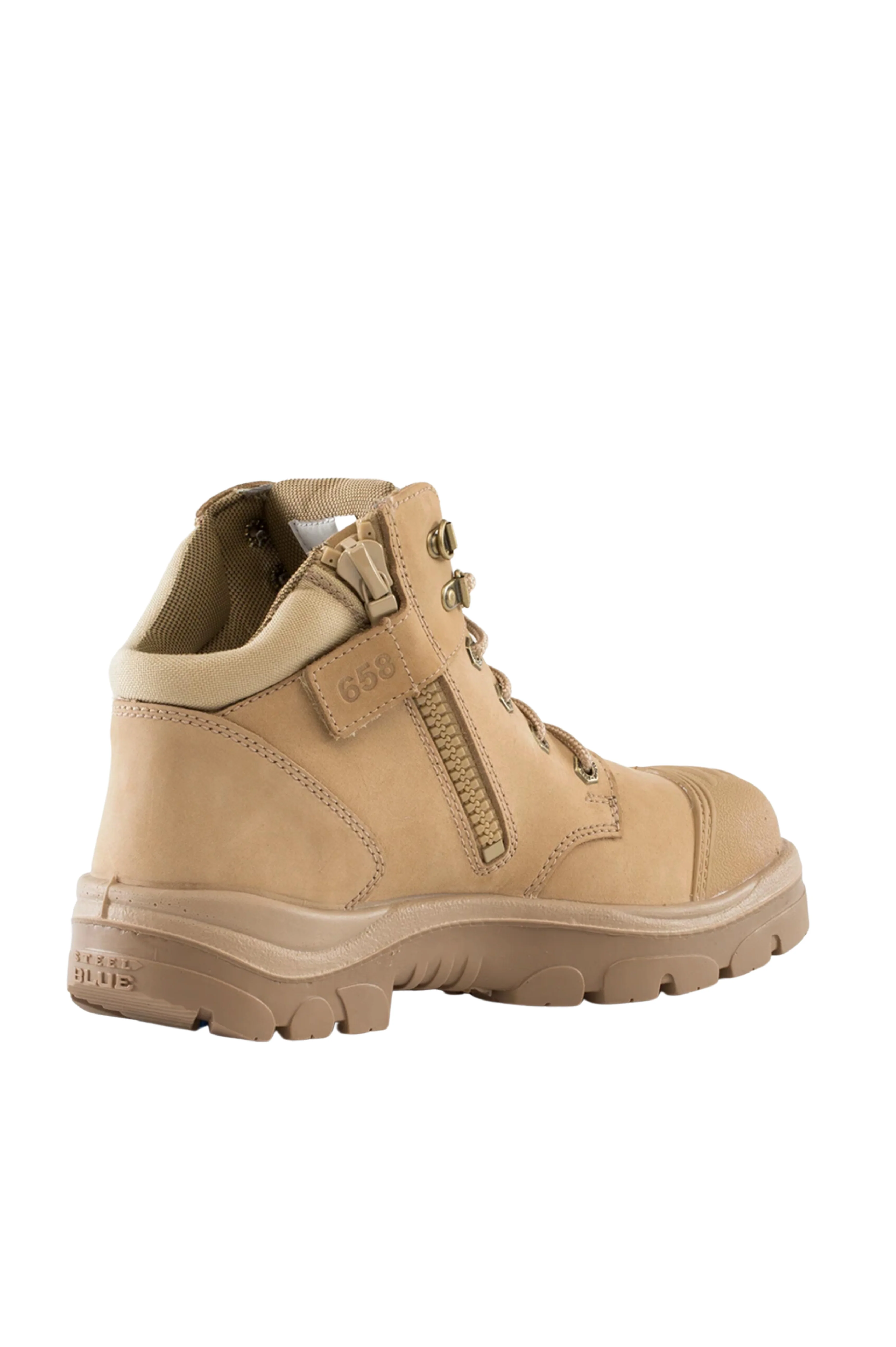 Steel Blue Parkes Zip Scuff Cap Boot - Image 7