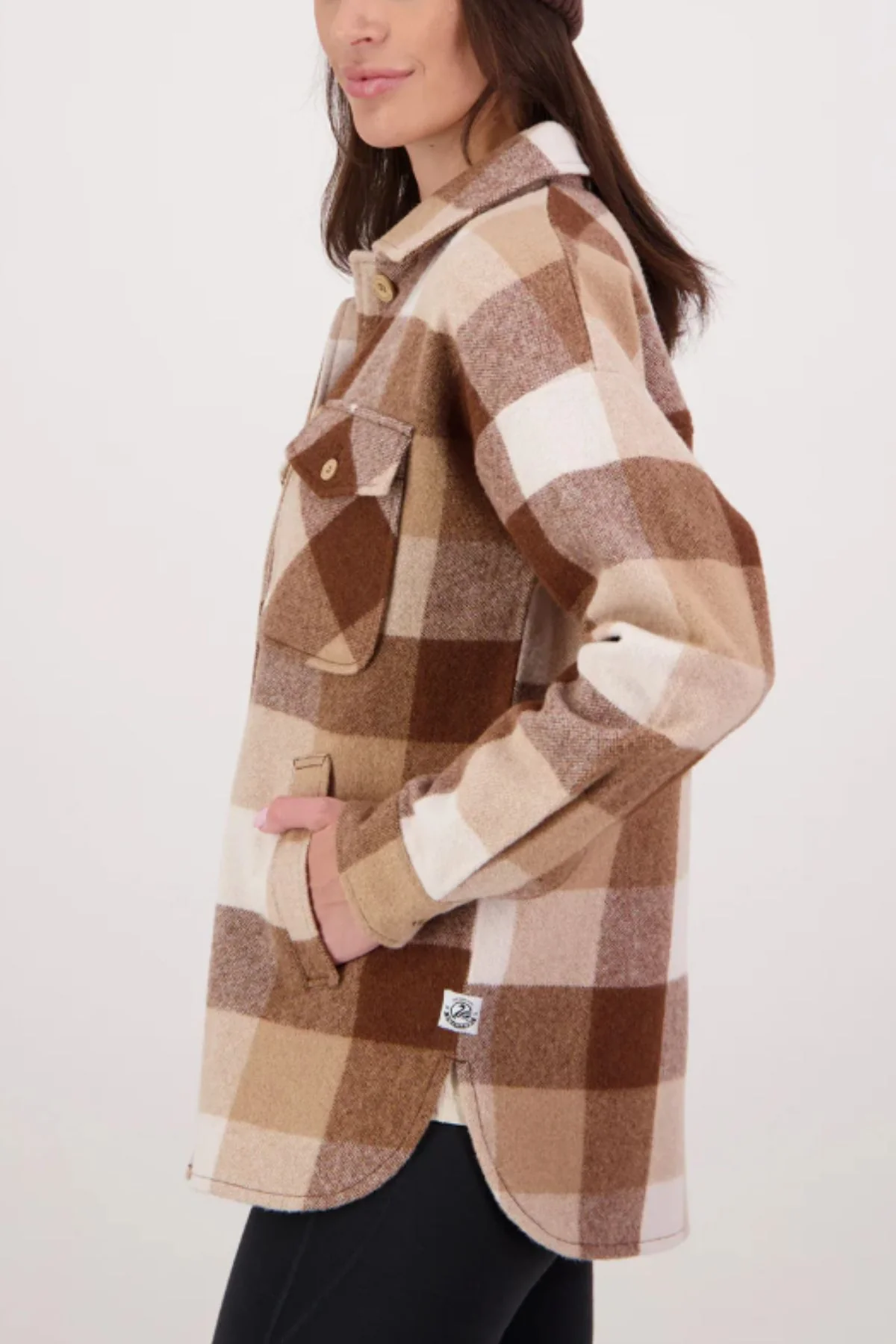 Swanndri Anchorage V3 Womens Wool Shacket - Image 3
