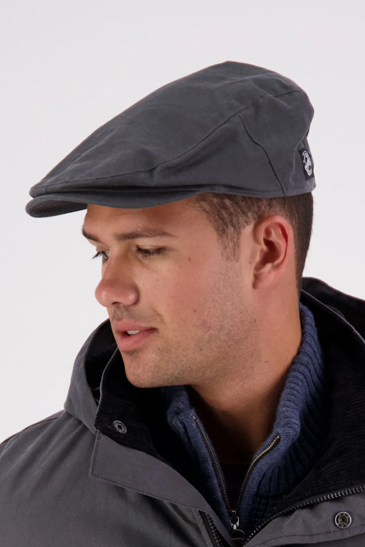 Swanndri Birmingham Oilskin Flat Cap