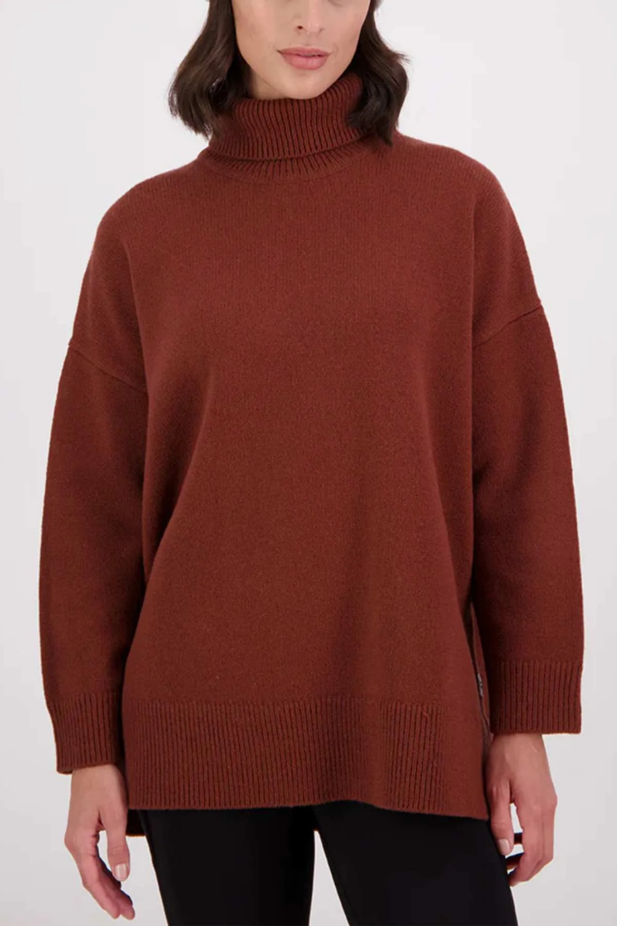 Swanndri Brunner Merino Roll Neck Knit