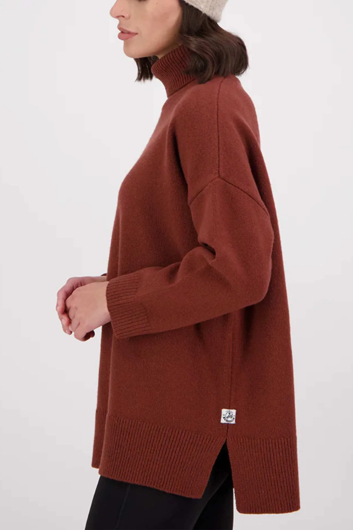 Swanndri Brunner Merino Roll Neck Knit - Image 2