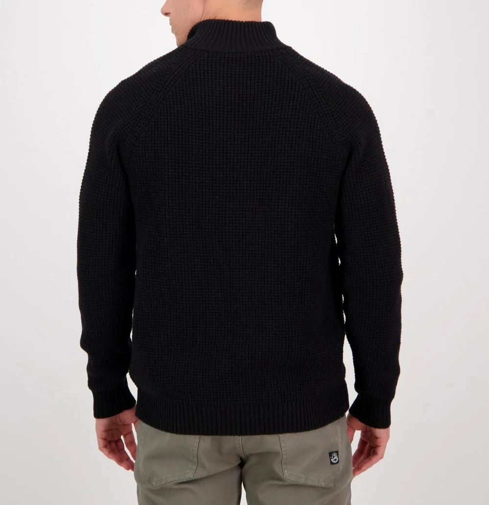 Swanndri Chalky Island Waffle Jumper - Image 2