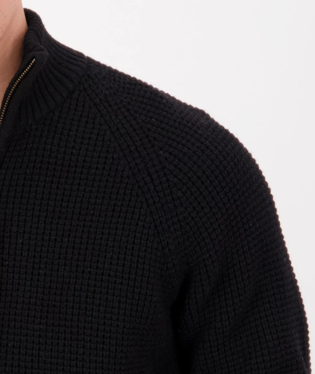 Swanndri Chalky Island Waffle Jumper - Image 3
