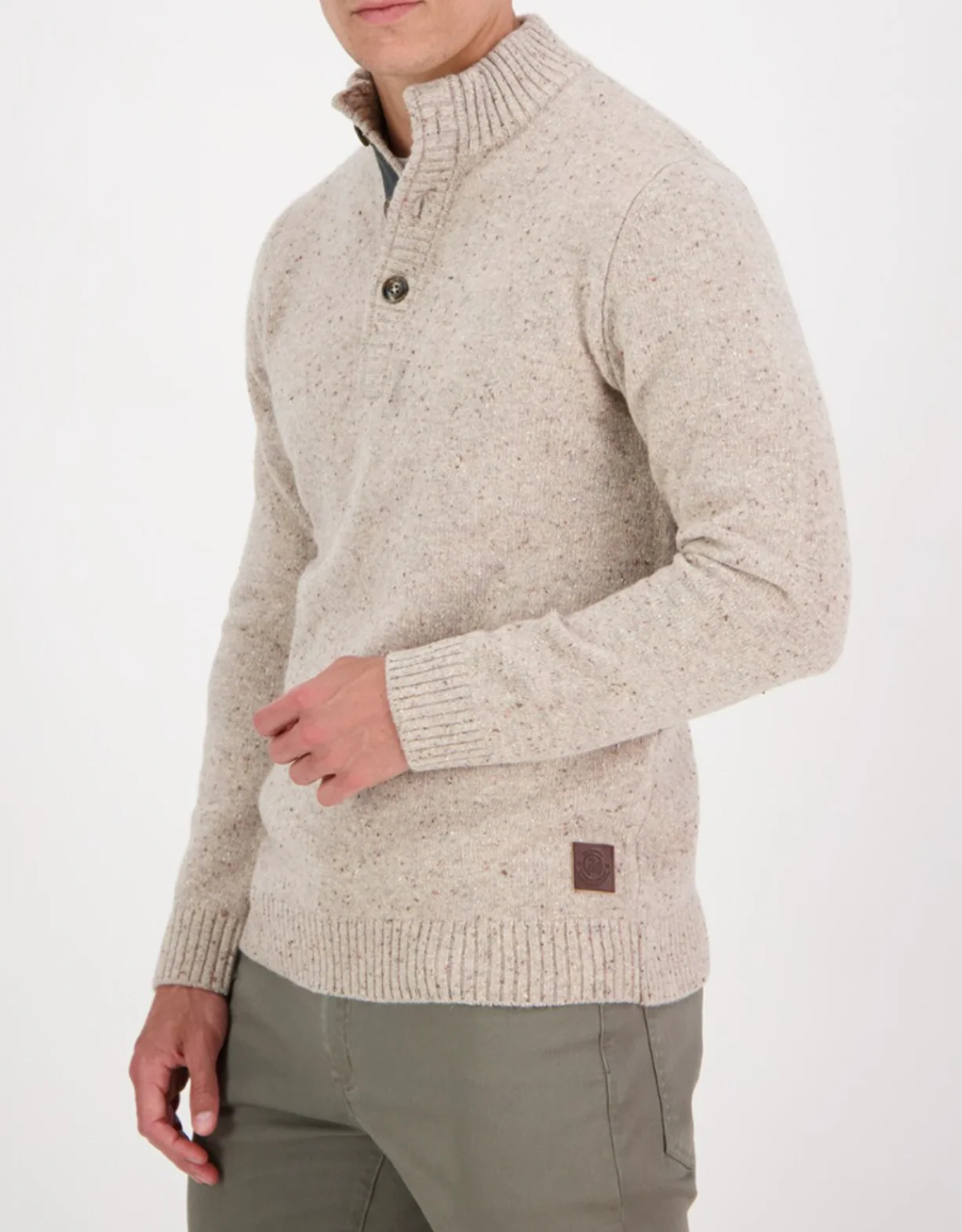 Swanndri Clifton Half Placket Knit - Image 2