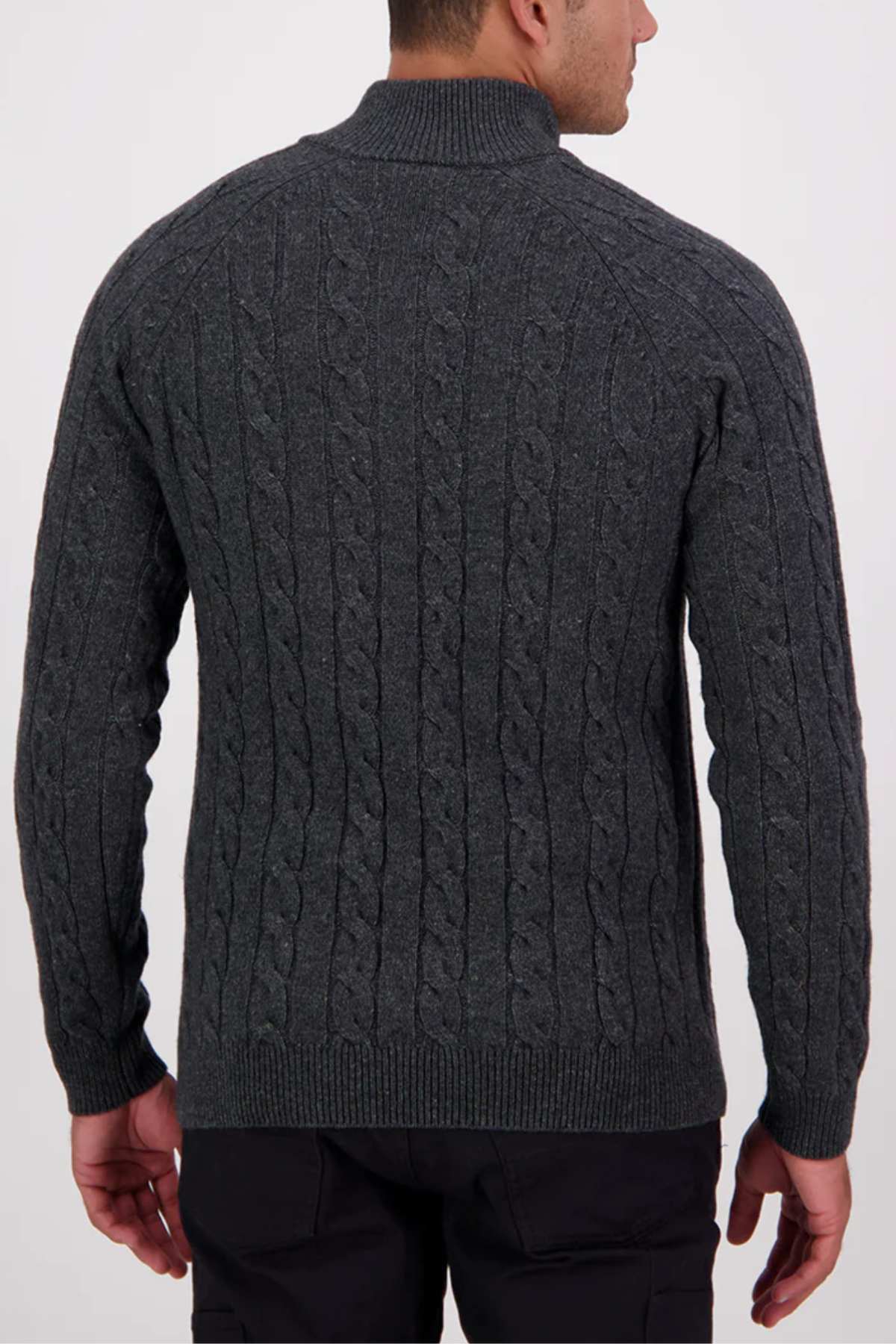 Swanndri Doncaster v2 Zip Cable Knit - Image 3