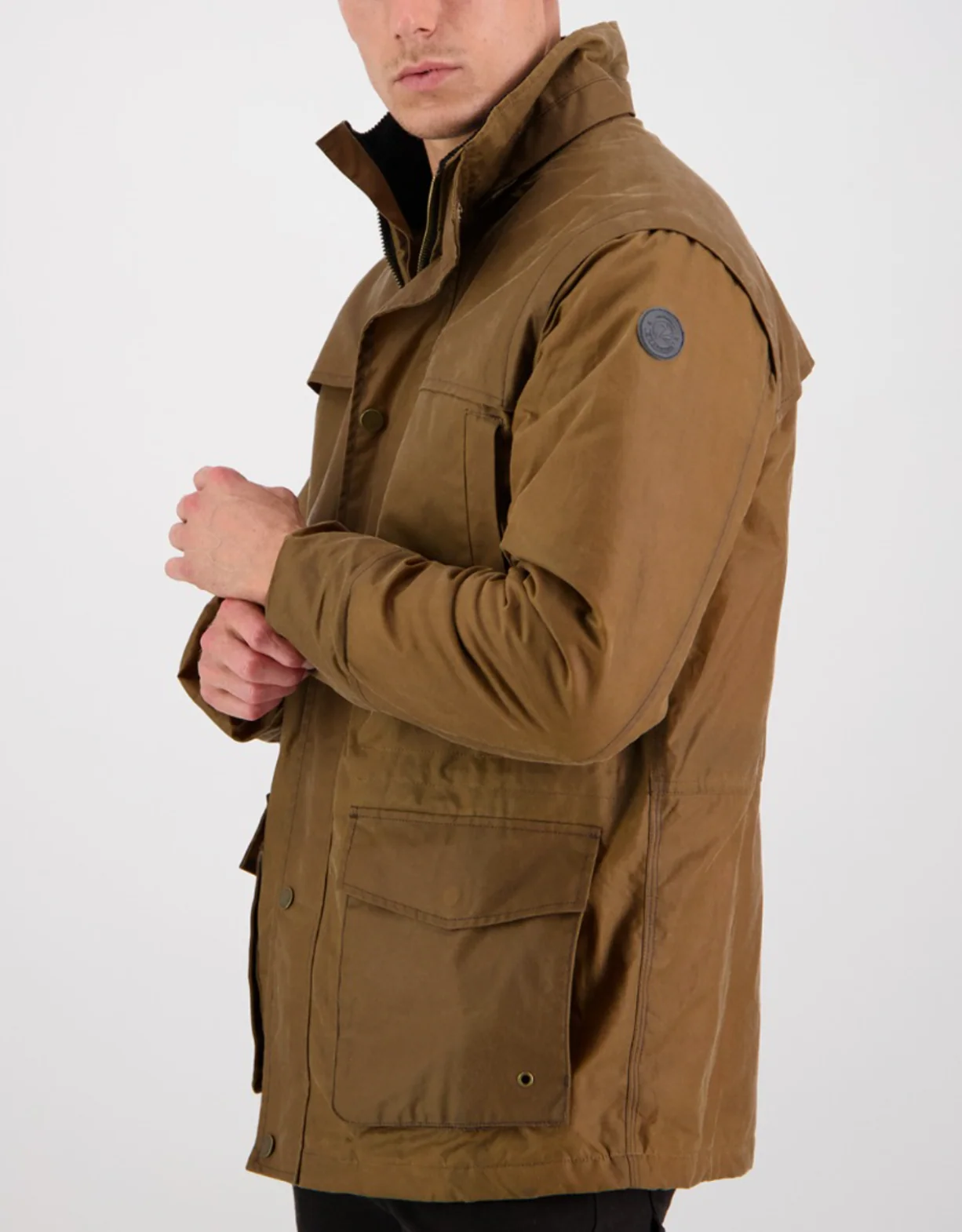 Swanndri Evans Flat Oilskin Jacket - Image 2