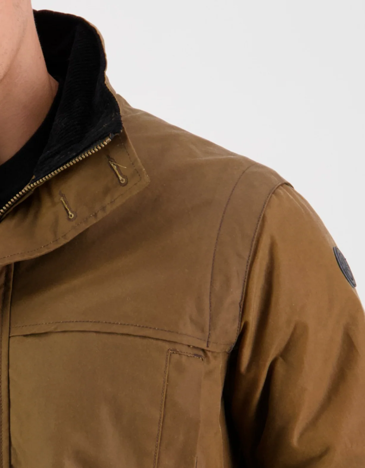 Swanndri Evans Flat Oilskin Jacket - Image 4