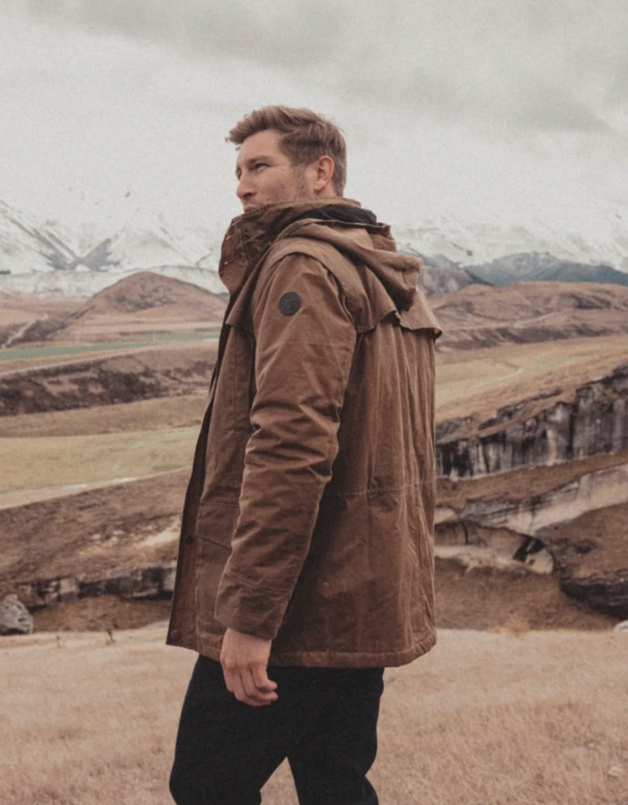 Swanndri Evans Flat Oilskin Jacket - Image 5