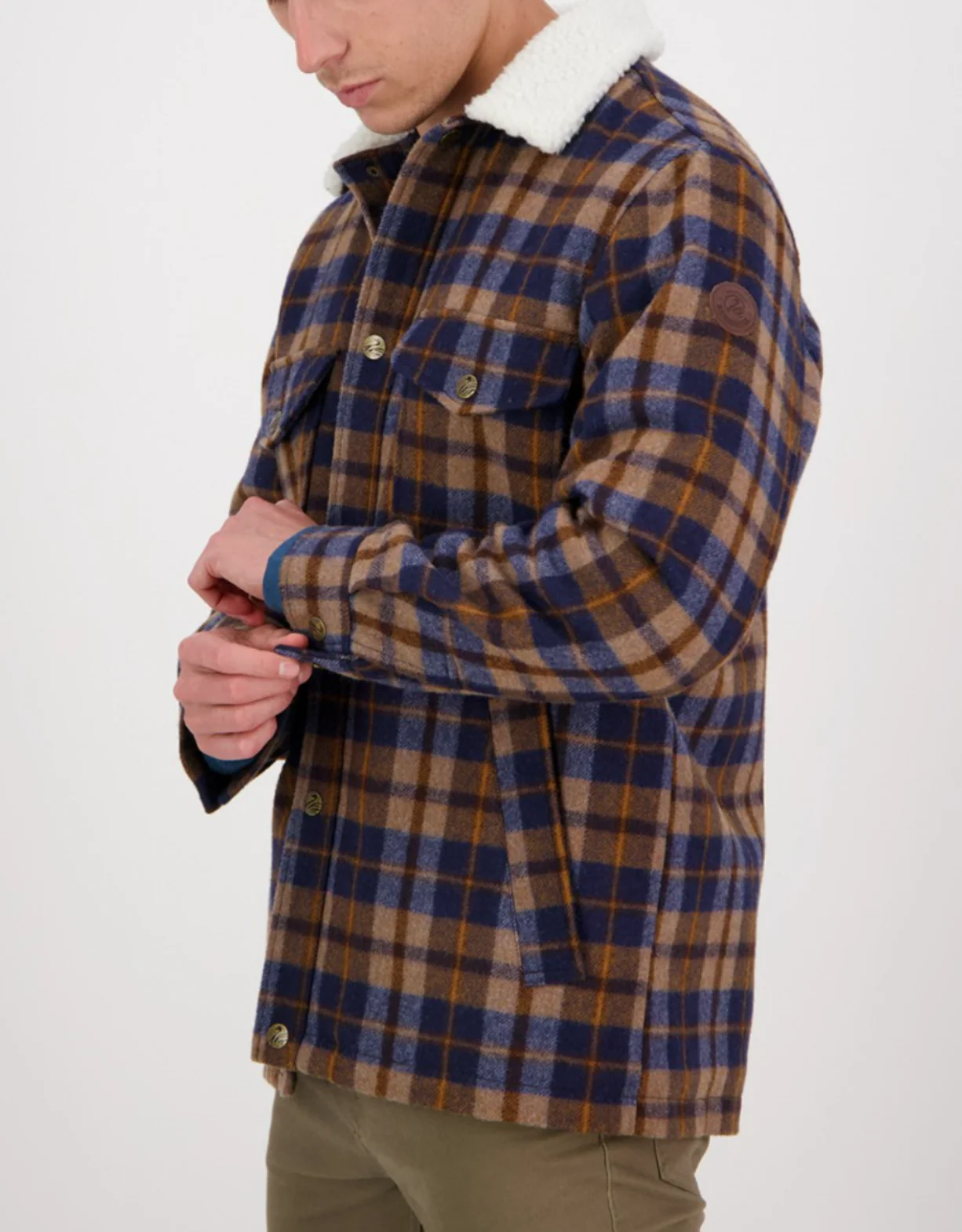 Swanndri Kaituna Sherpa Lined Jacket - Image 2