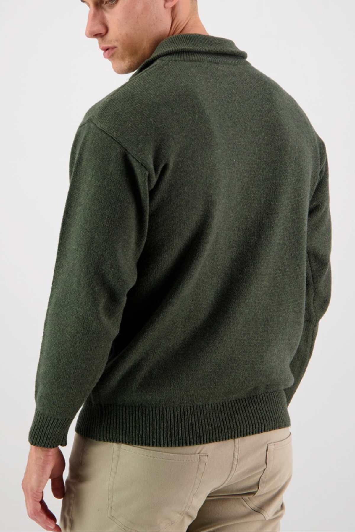 Swanndri Mariner Zip Neck Sweater - Image 3