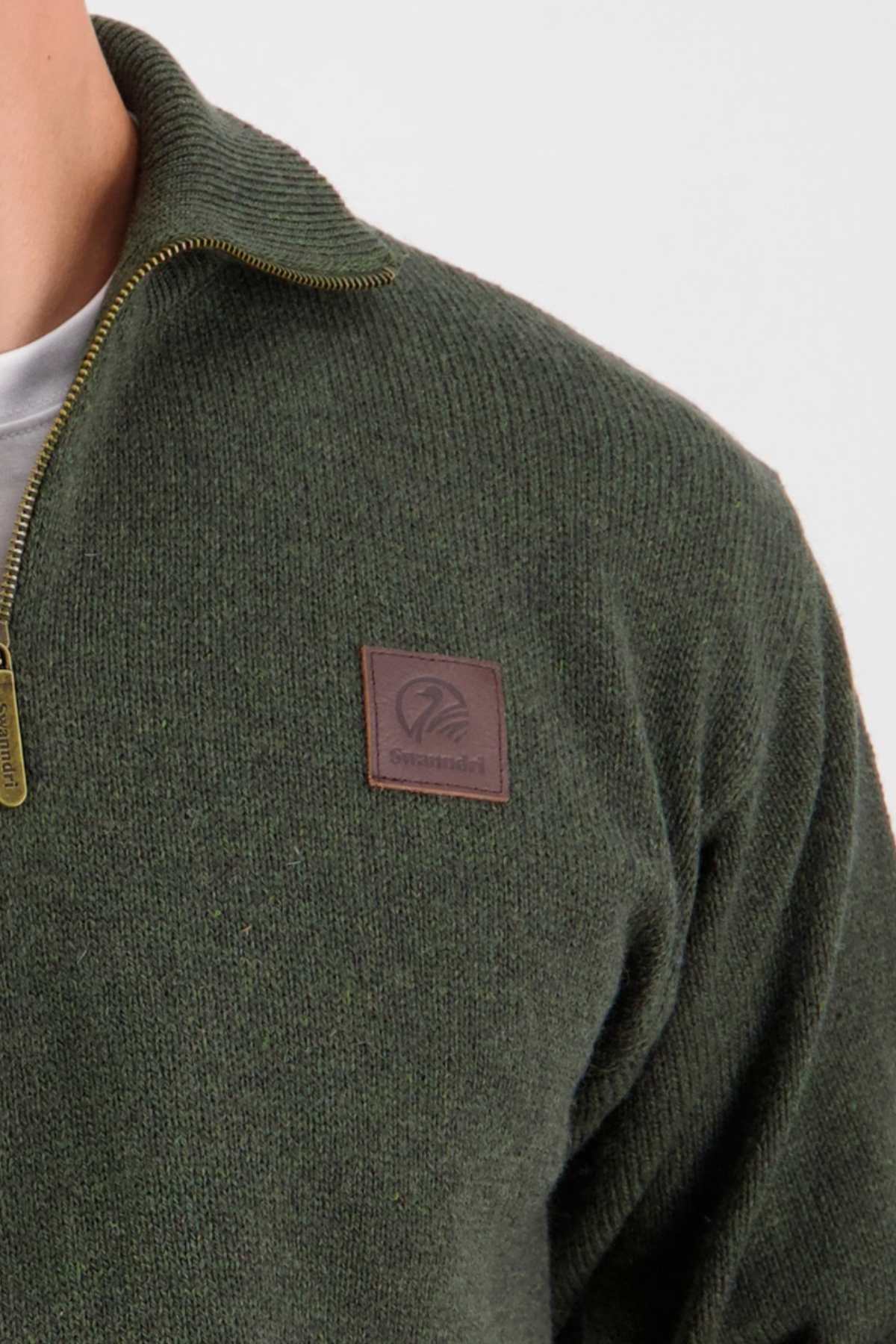 Swanndri Mariner Zip Neck Sweater - Image 4