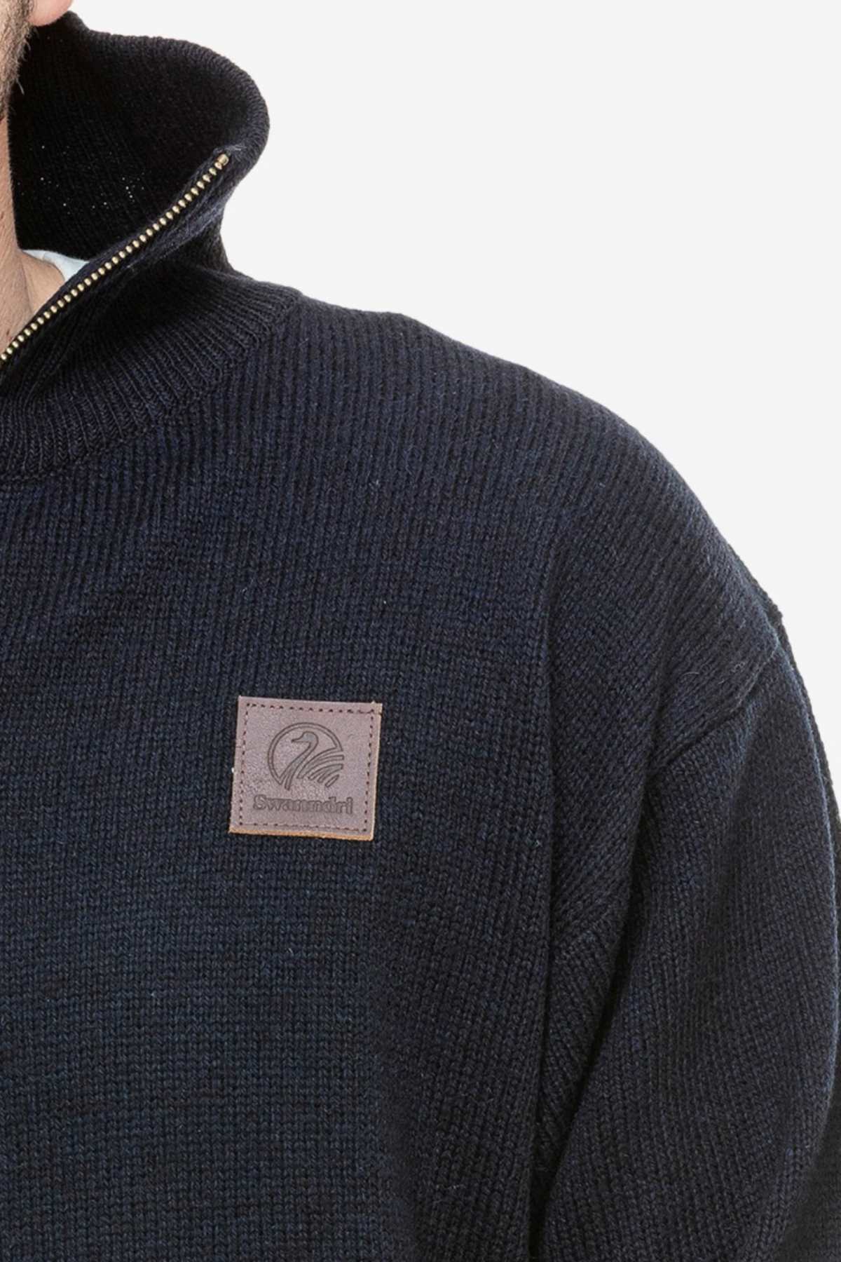 Swanndri Mariner Zip Neck Sweater - Image 3