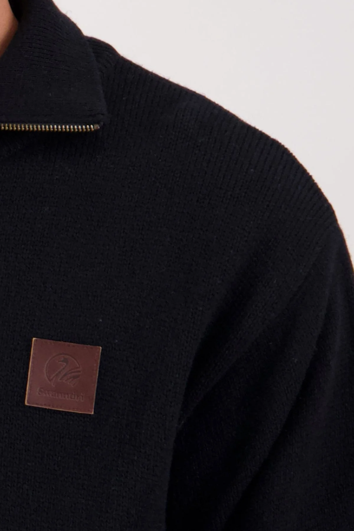 Swanndri Mariner Zip Neck Sweater - Image 4