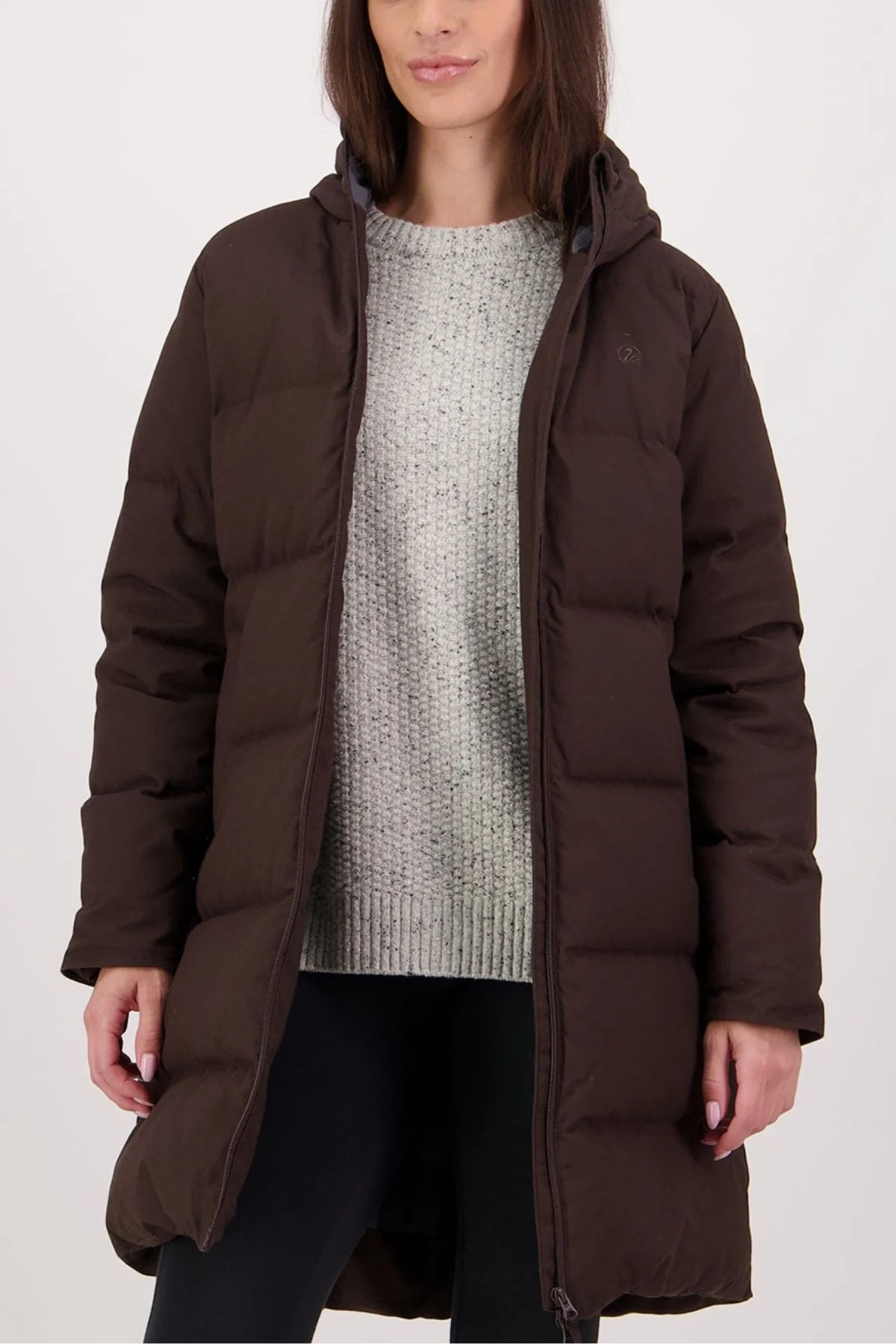 Swanndri Nimbus Longline Down Coat - Image 2