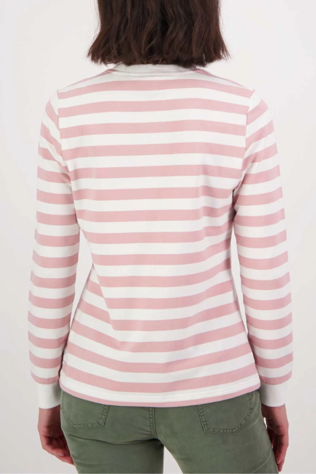 Swanndri Papamoa Stripe Long Sleeve Tee - Image 2