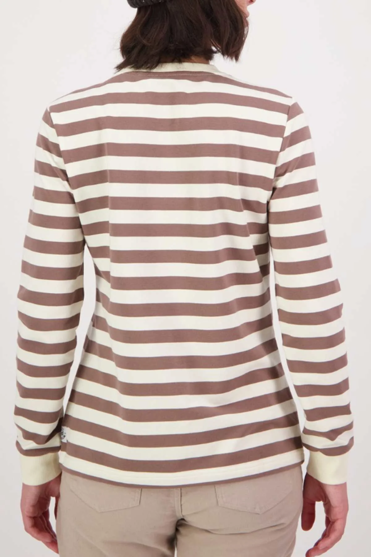 Swanndri Papamoa Stripe Long Sleeve Tee - Image 2