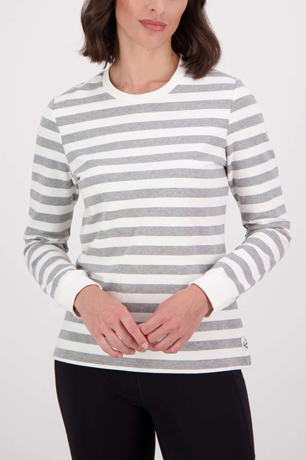 Swanndri Papamoa Stripe Long Sleeve Tee