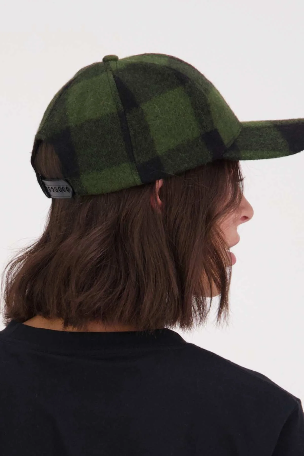 Swanndri Swanni Wool Check Baseball Cap - Image 3