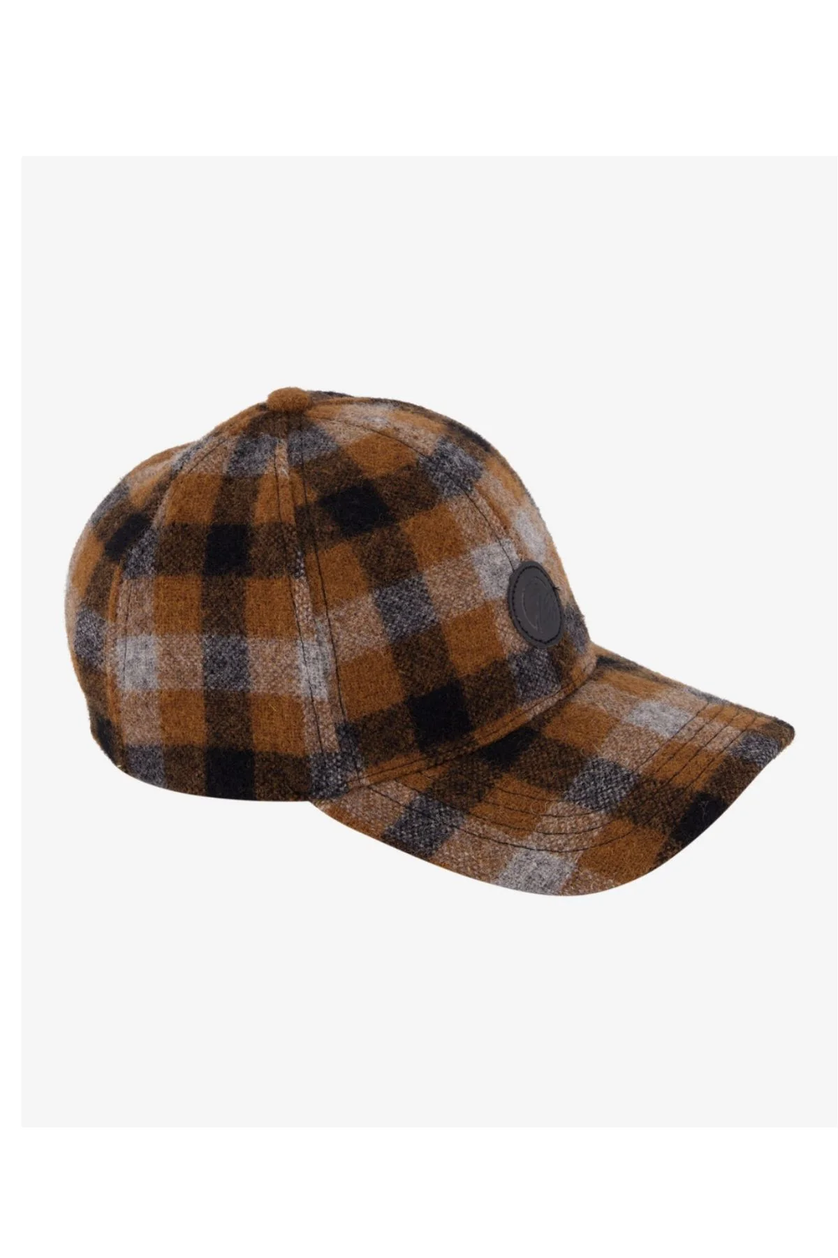 Swanndri Swanni Wool Check Baseball Cap - Image 2
