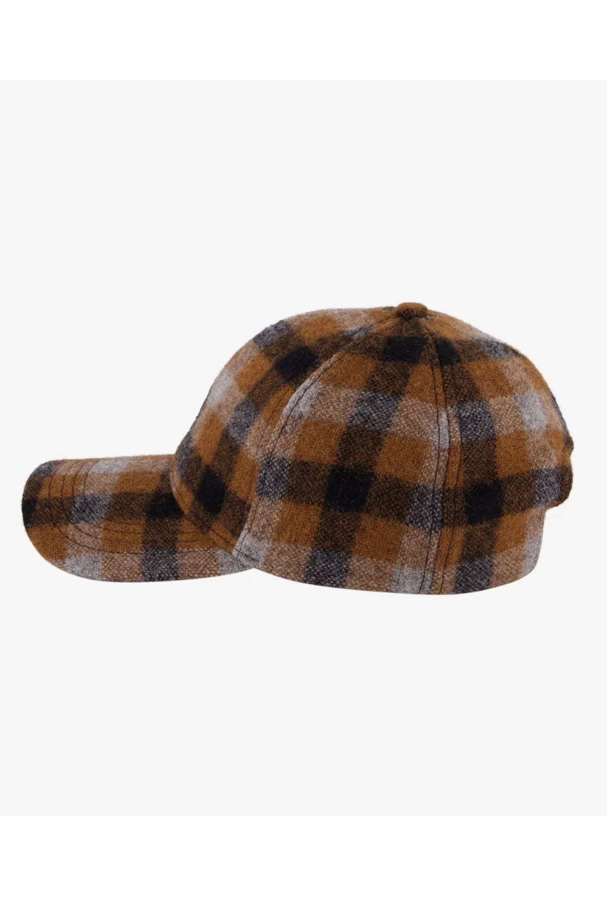 Swanndri Swanni Wool Check Baseball Cap - Image 3