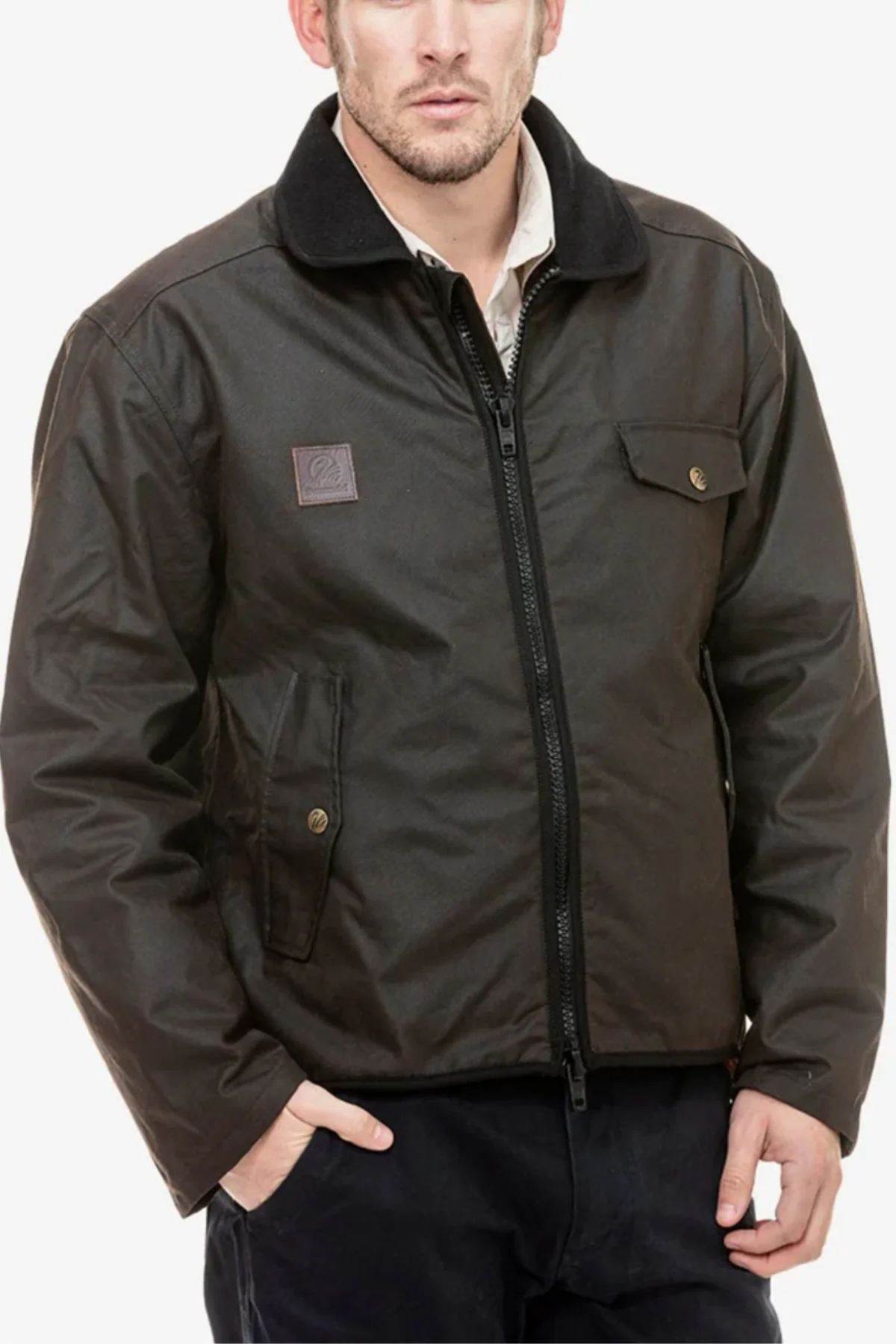 Swanndri Waimak Oilskin Jacket - Image 2