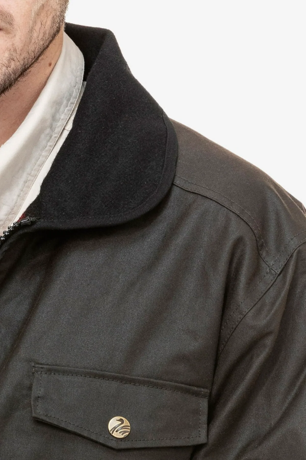 Swanndri Waimak Oilskin Jacket - Image 4