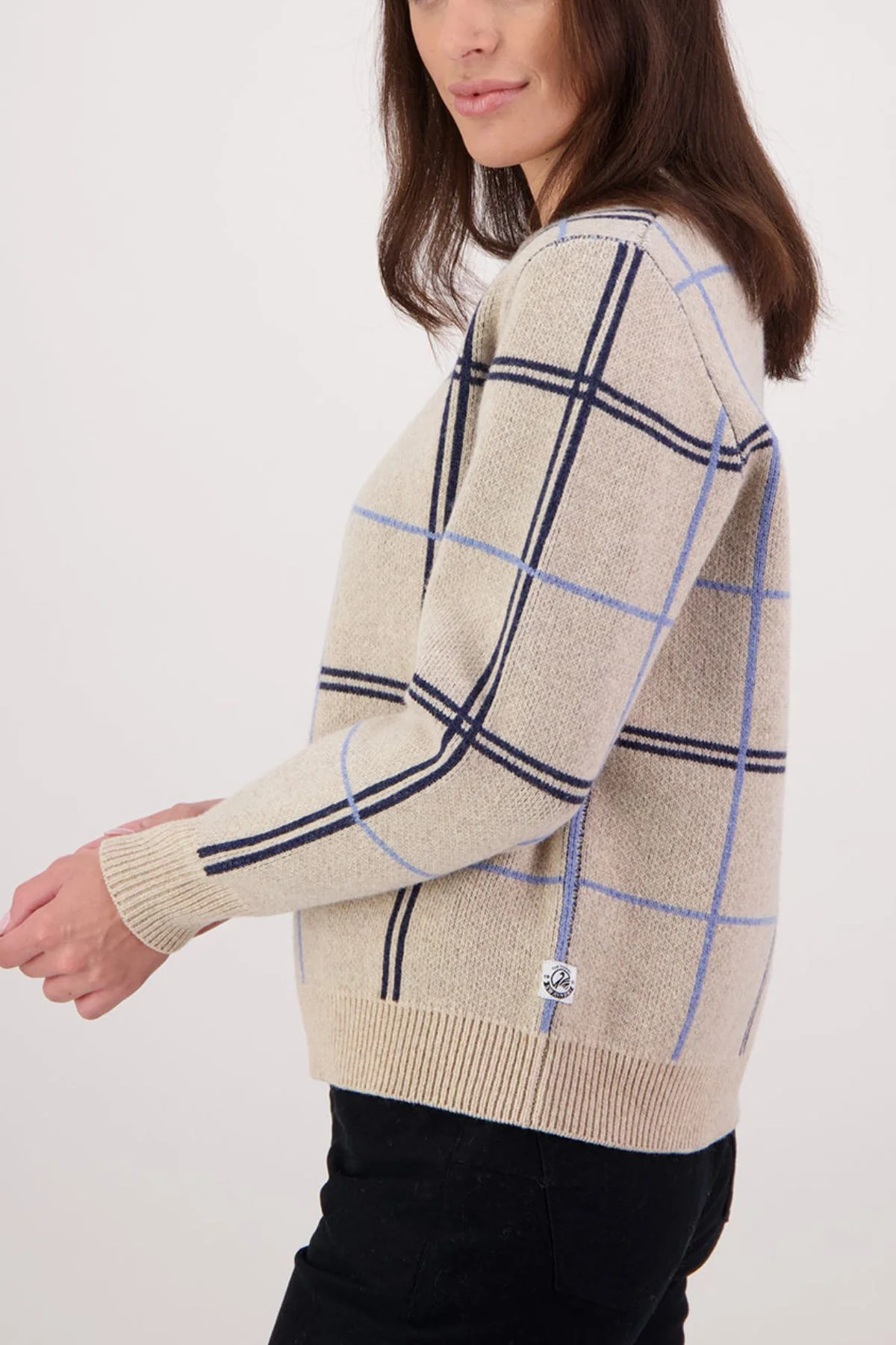 Swanndri Yasmin Check Womens Knit - Image 3