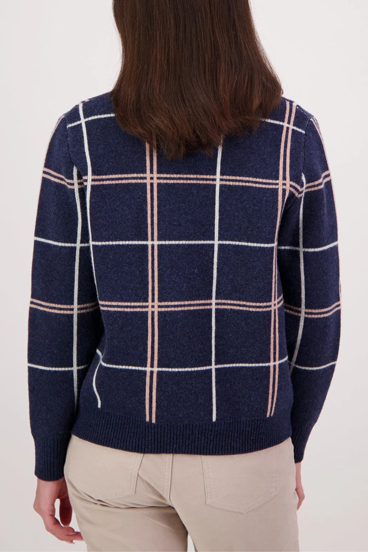 Swanndri Yasmin Check Womens Knit - Image 2