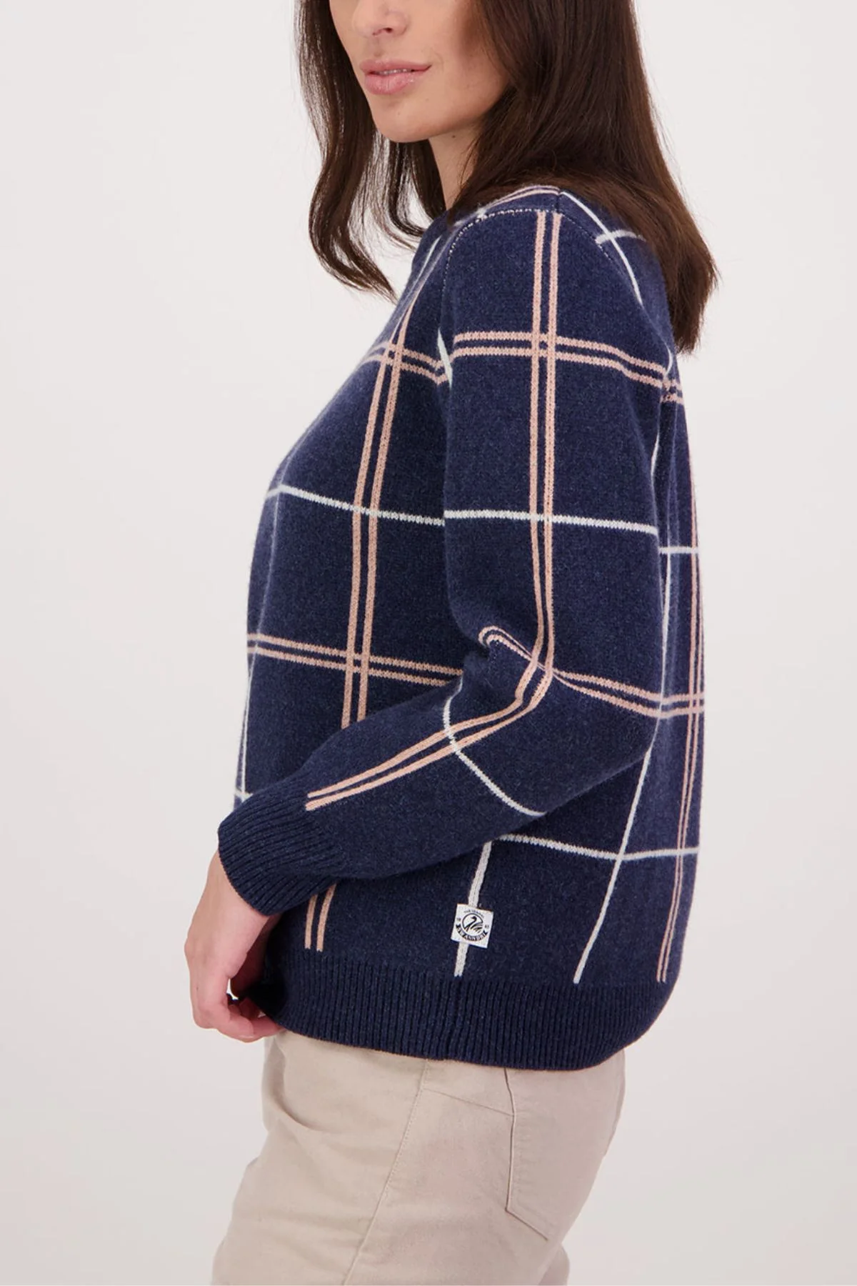 Swanndri Yasmin Check Womens Knit - Image 3