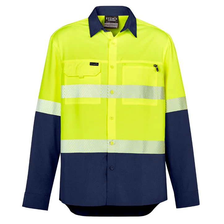 Syzmik Hi Vis Light Weight Segmented Tape Shirt - Image 2