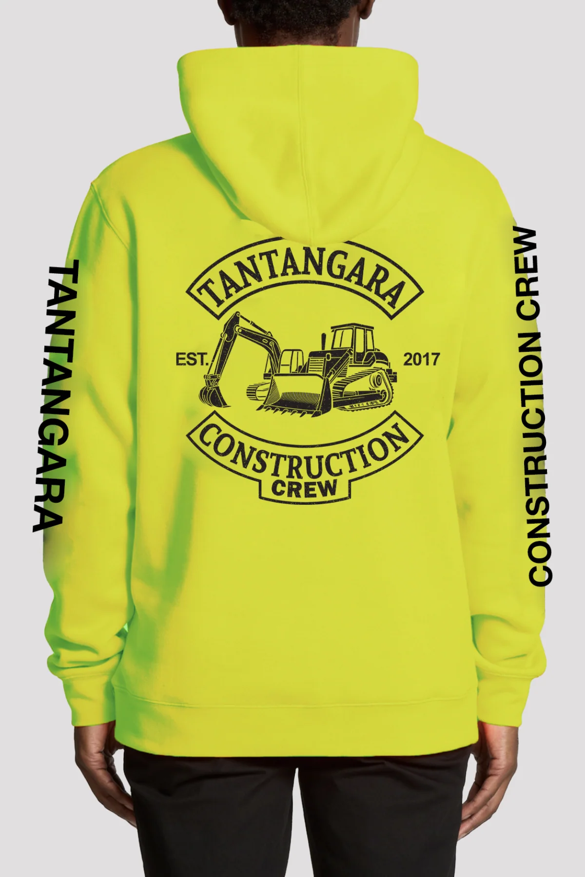 Tantangara Construction Crew Hoodie ** PRE-ORDER** - Image 2