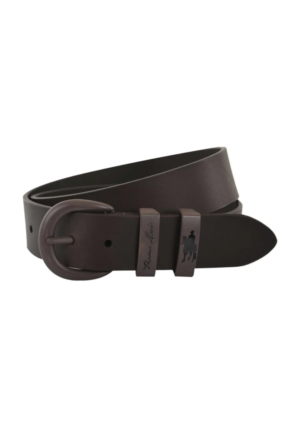 Thomas Cook Chocolate Twin Keeper Belt