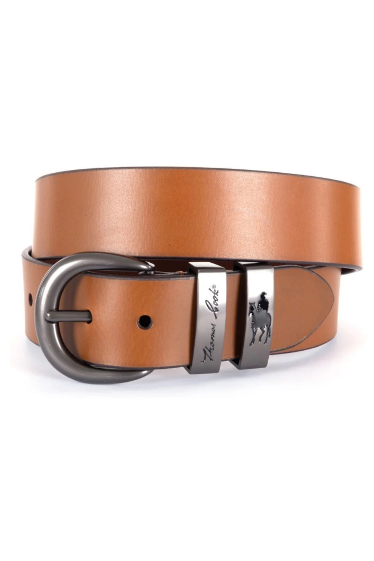 Thomas Cook Gunmetal Twin Keeper Belt