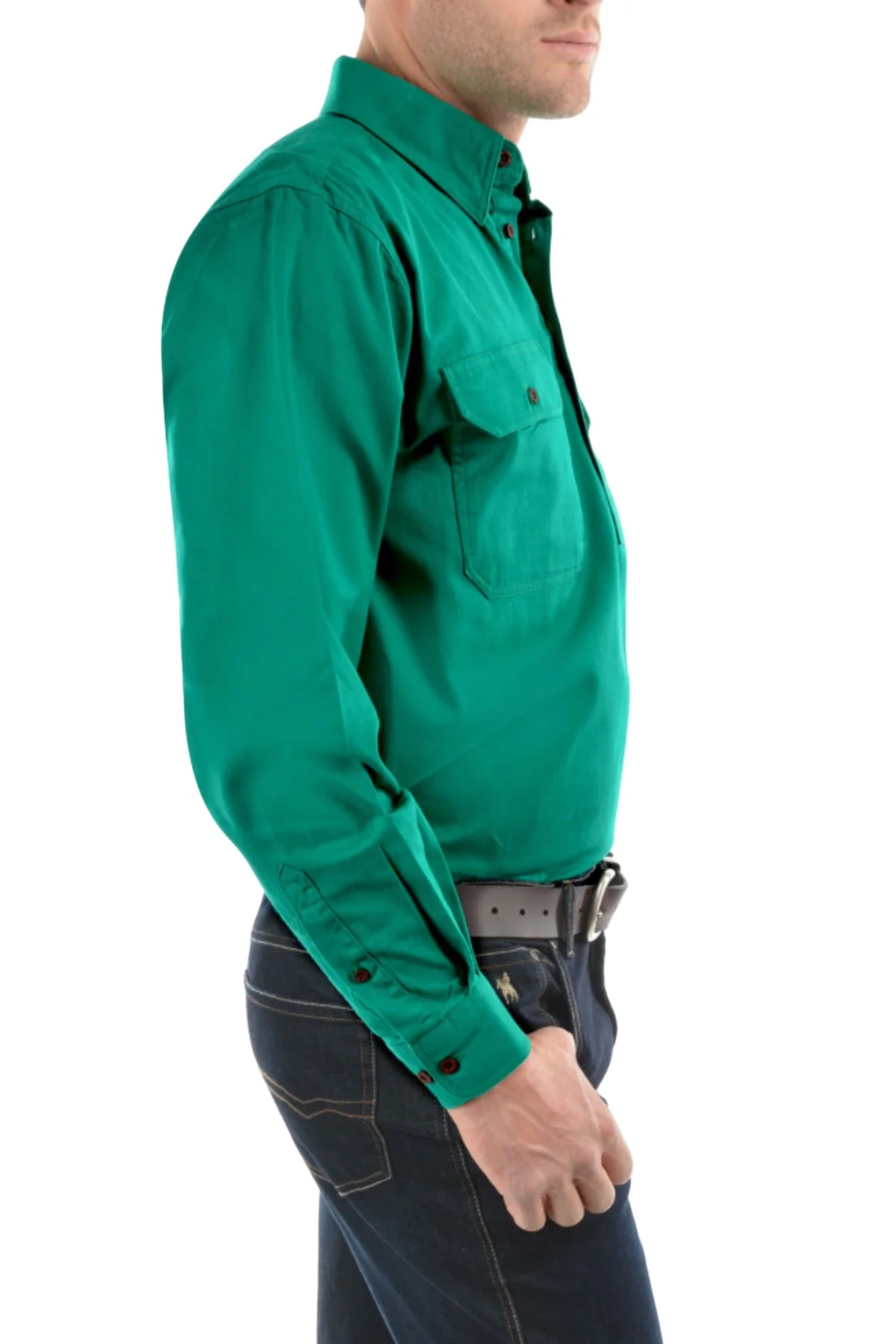Thomas Cook Heavy Drill Half Placket Shirt - Image 2