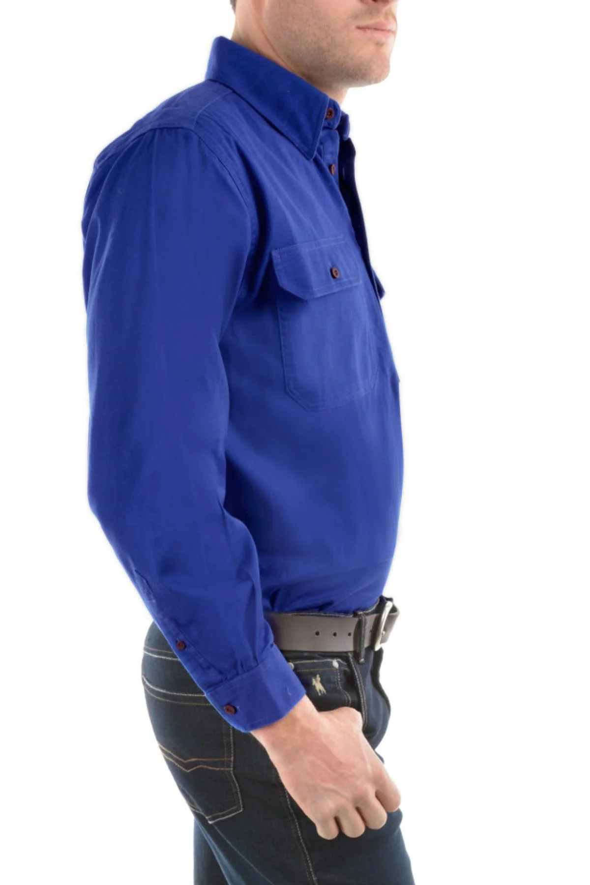 Thomas Cook Heavy Drill Half Placket Shirt - Image 2