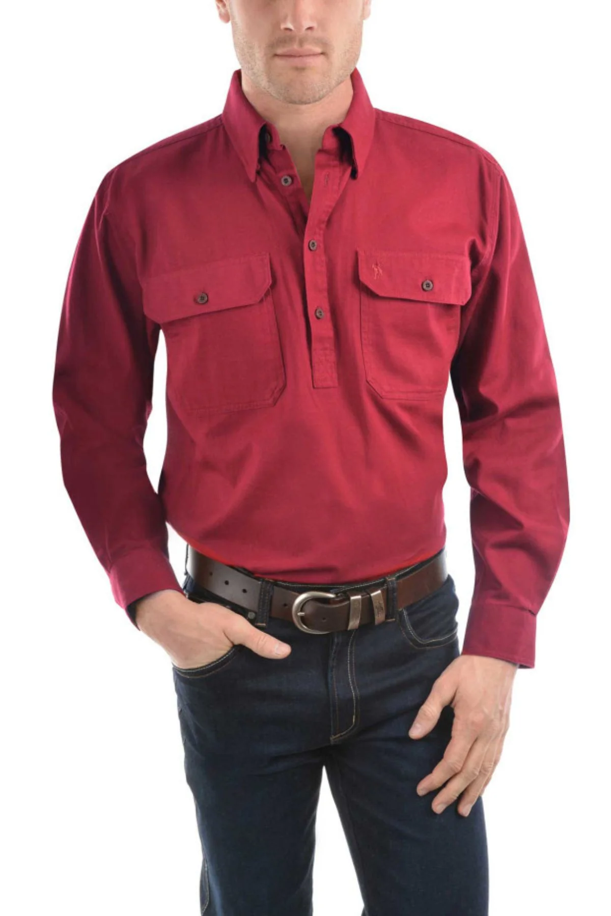 Thomas Cook Heavy Drill Half Placket Shirt