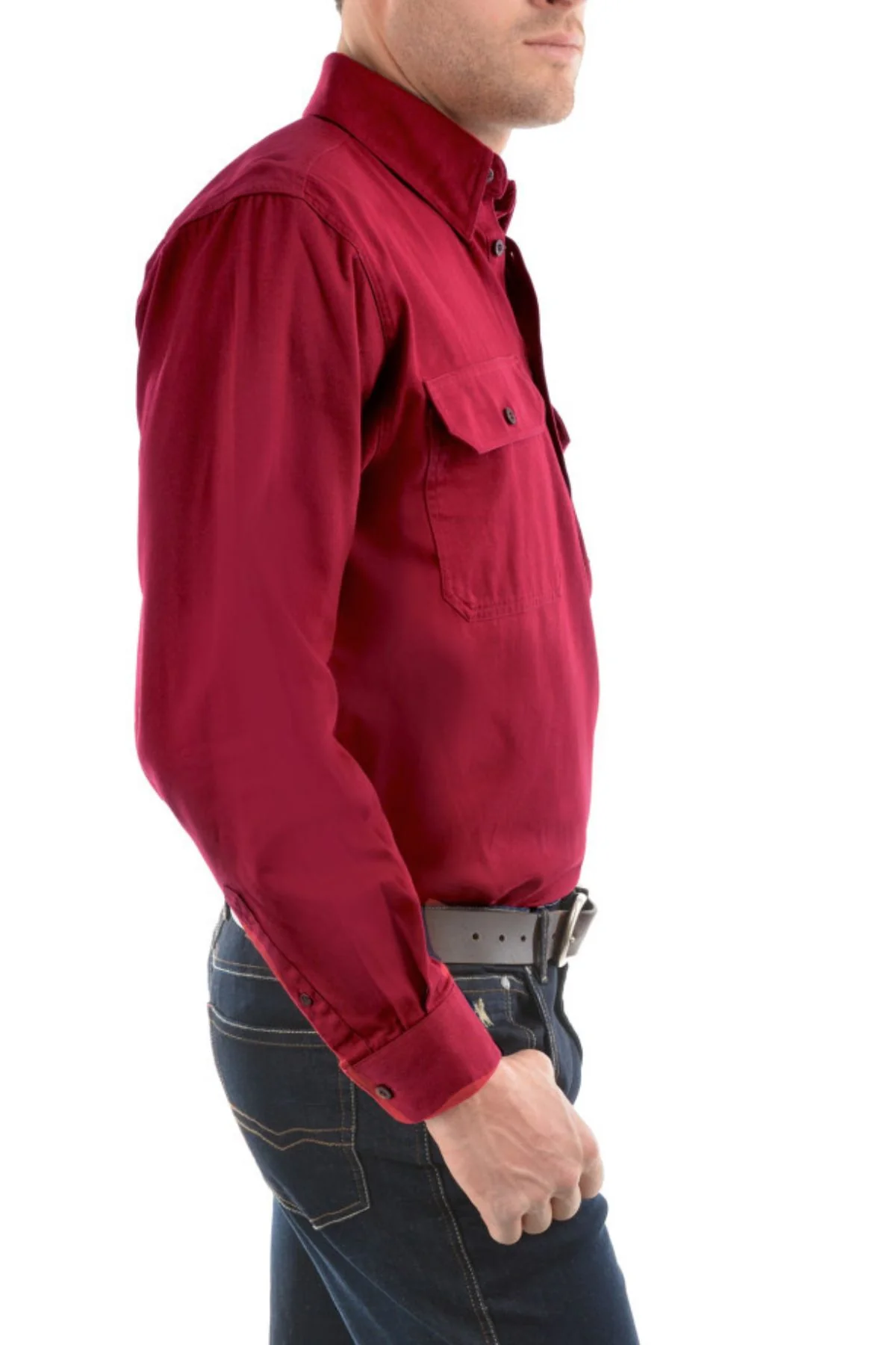 Thomas Cook Heavy Drill Half Placket Shirt - Image 2