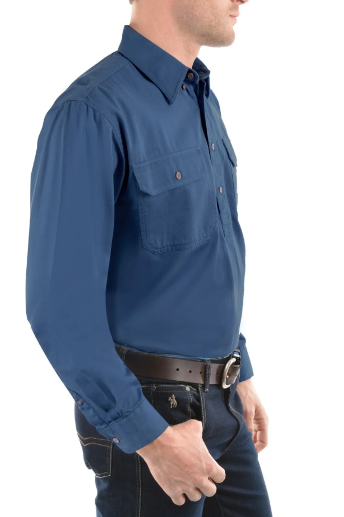 Thomas Cook Heavy Drill Half Placket Shirt - Image 2