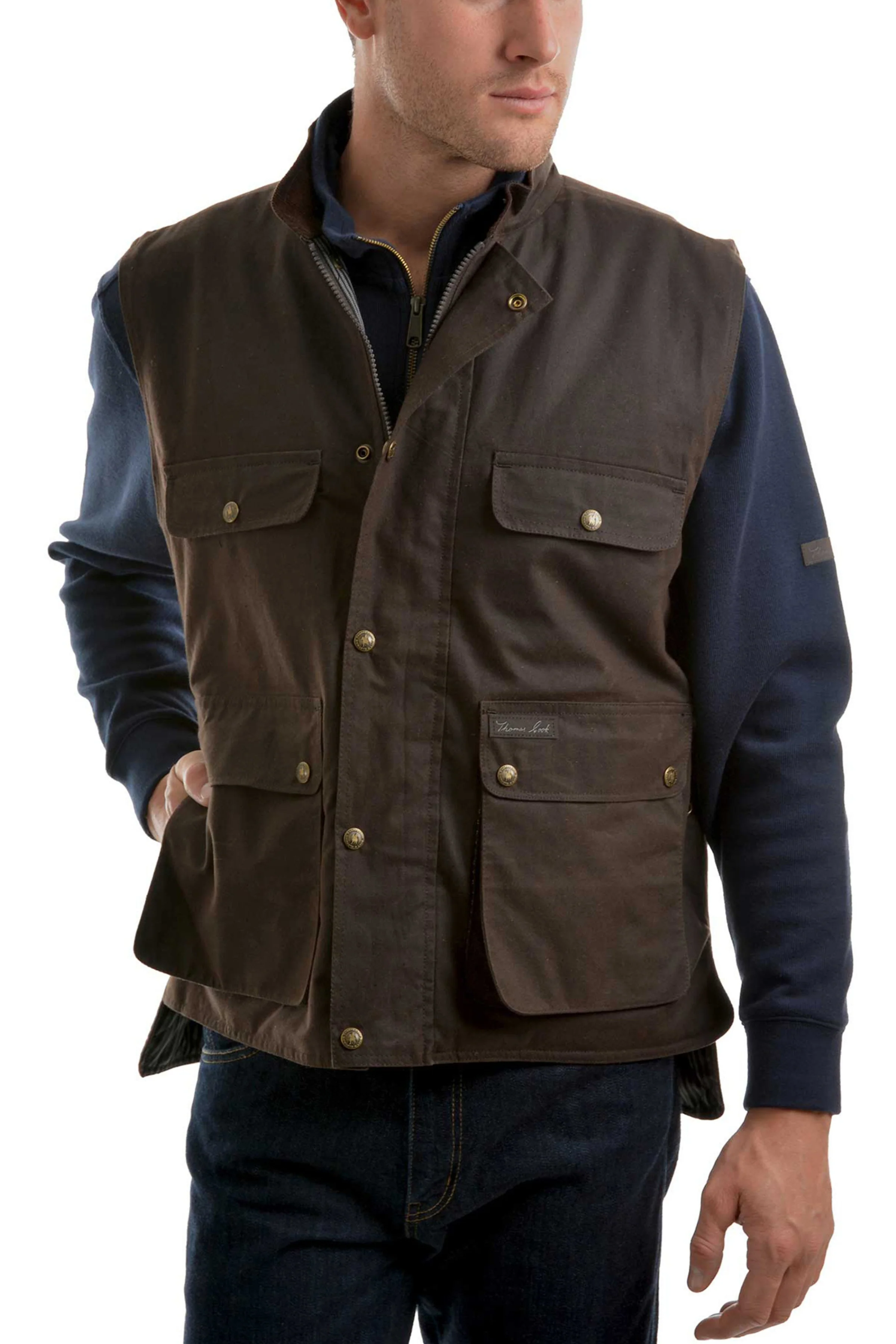 Thomas Cook High Country Oilskin Vest
